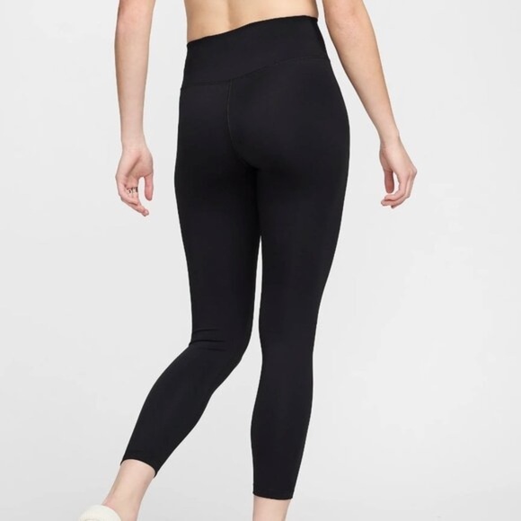 Nike Dri-Fit Mid-Rise 7/8 Crop 25" Leggings Black - Sz S - Picture 2 of 16